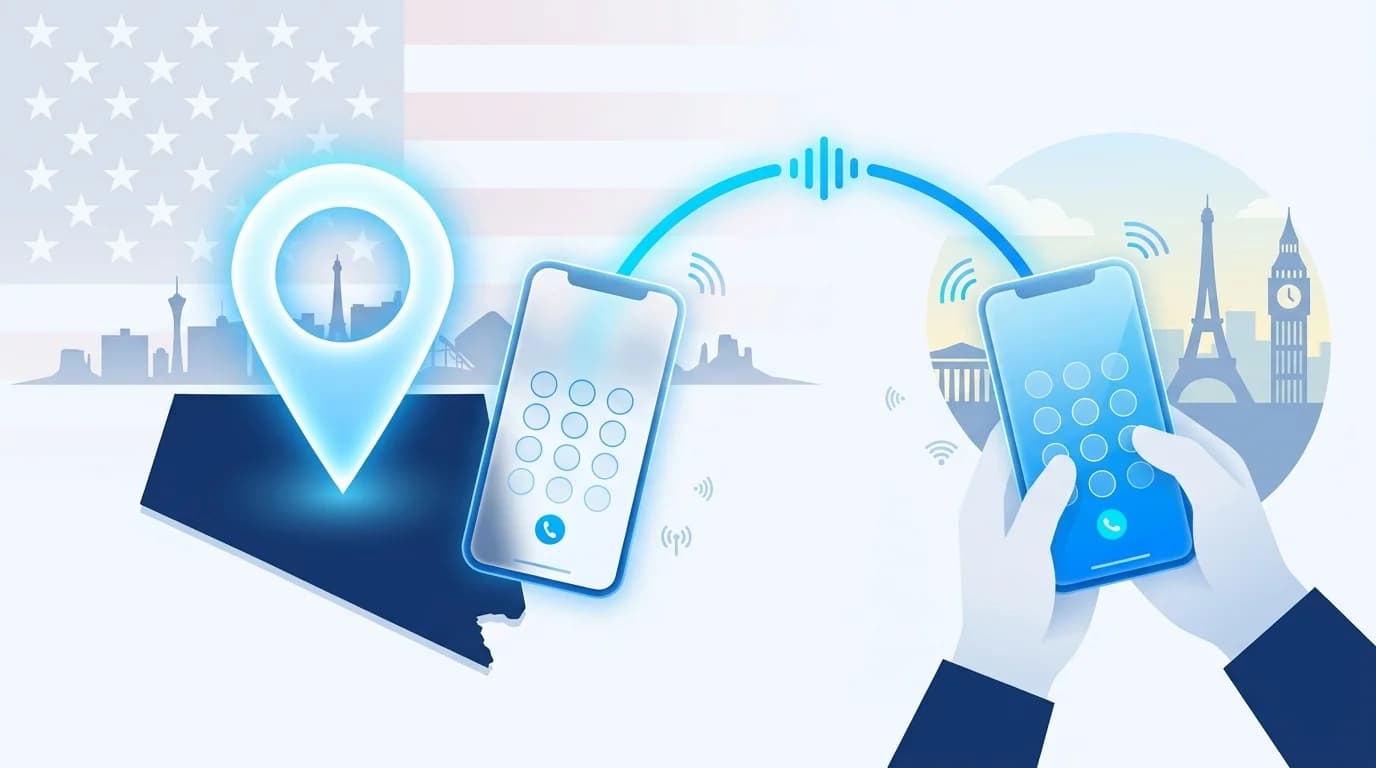 Get a Nevada phone number, forwarded to your own phone anywhere