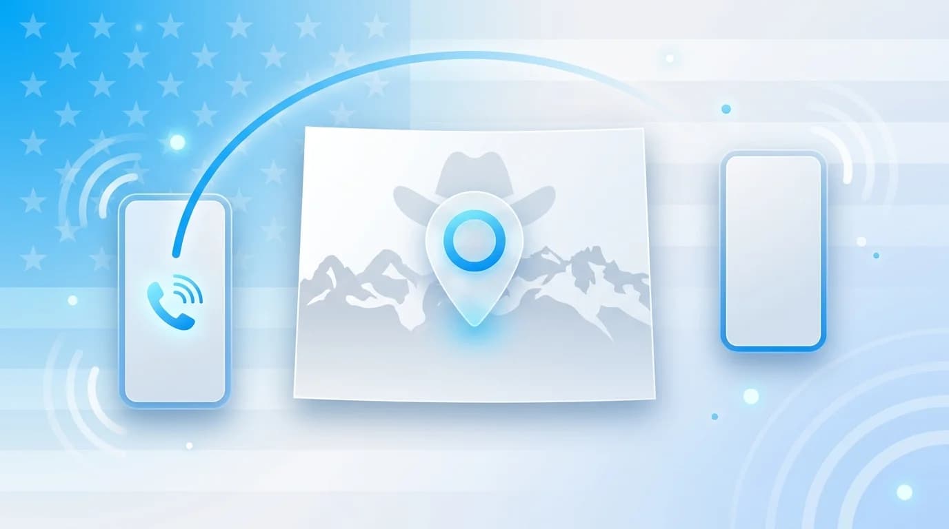 Get a Wyoming phone number, forwarded to your own phone anywhere