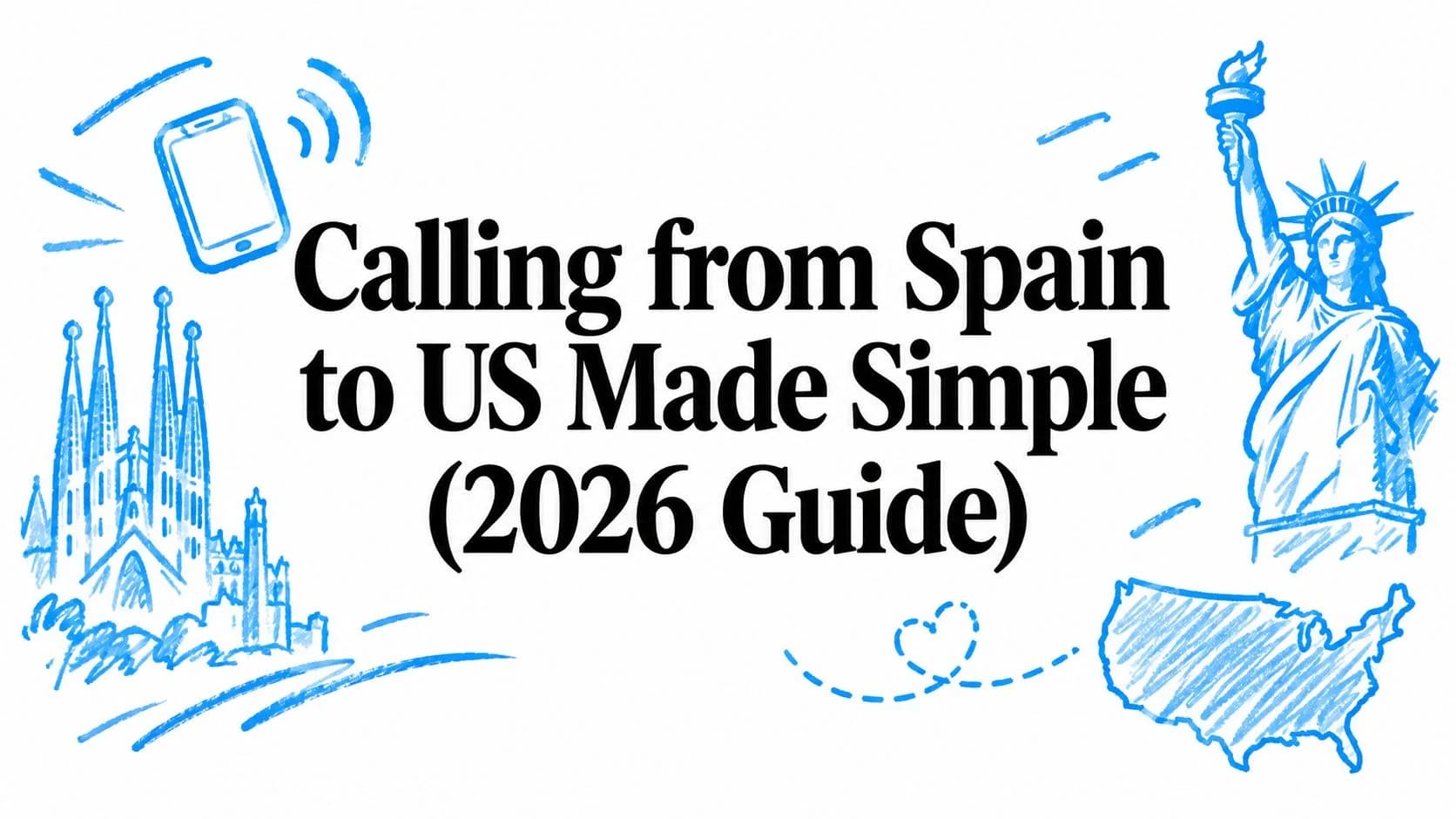 Calling from Spain to US Made Simple (2026 Guide)