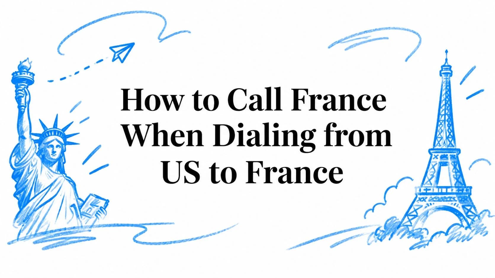How to Call France When Dialing from US to France