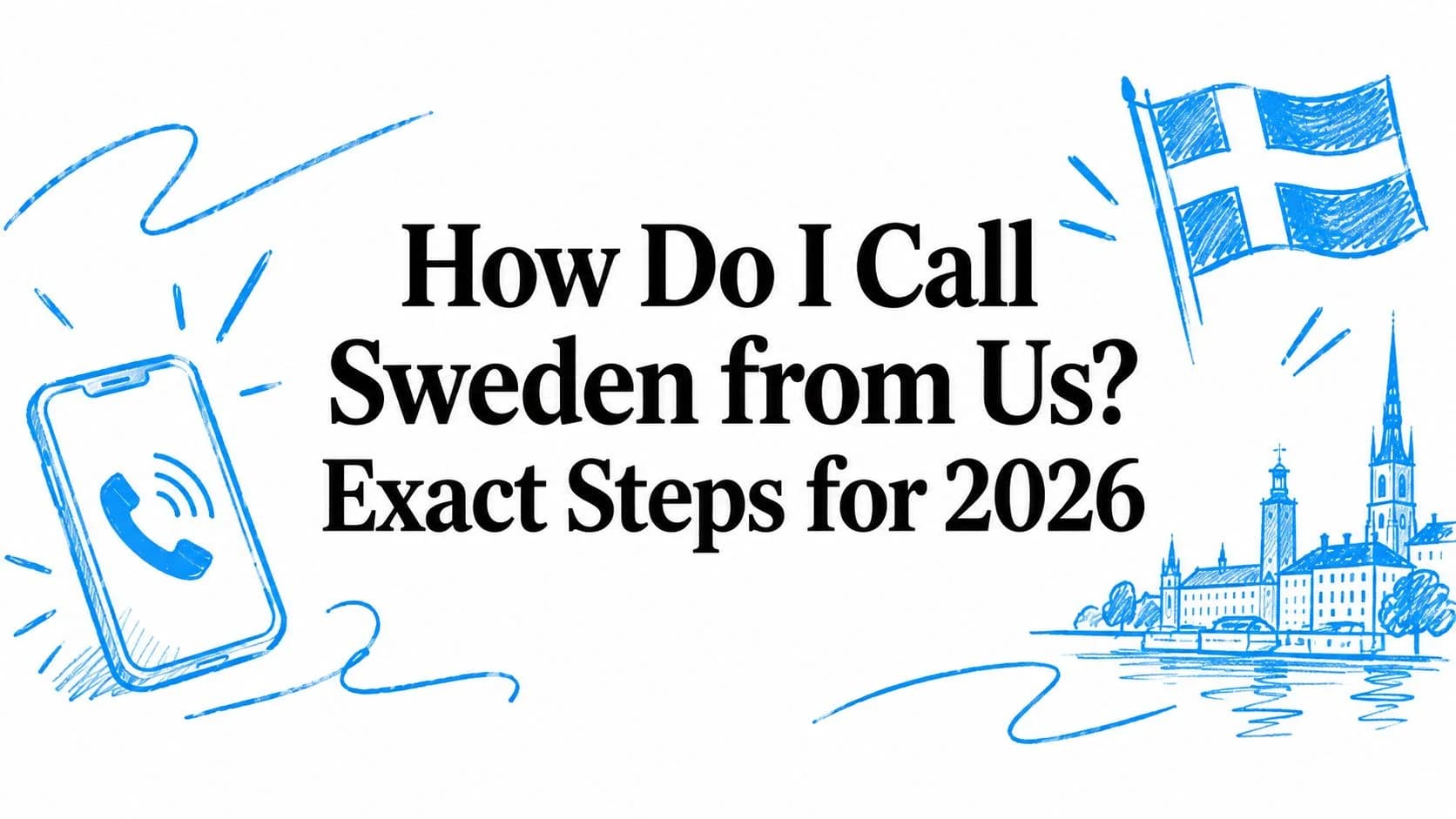 How Do I Call Sweden from Us? Exact Steps for 2026