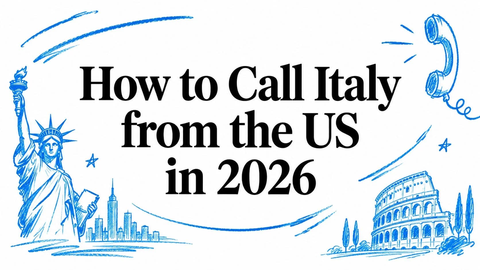 How to Call Italy from the US in 2026