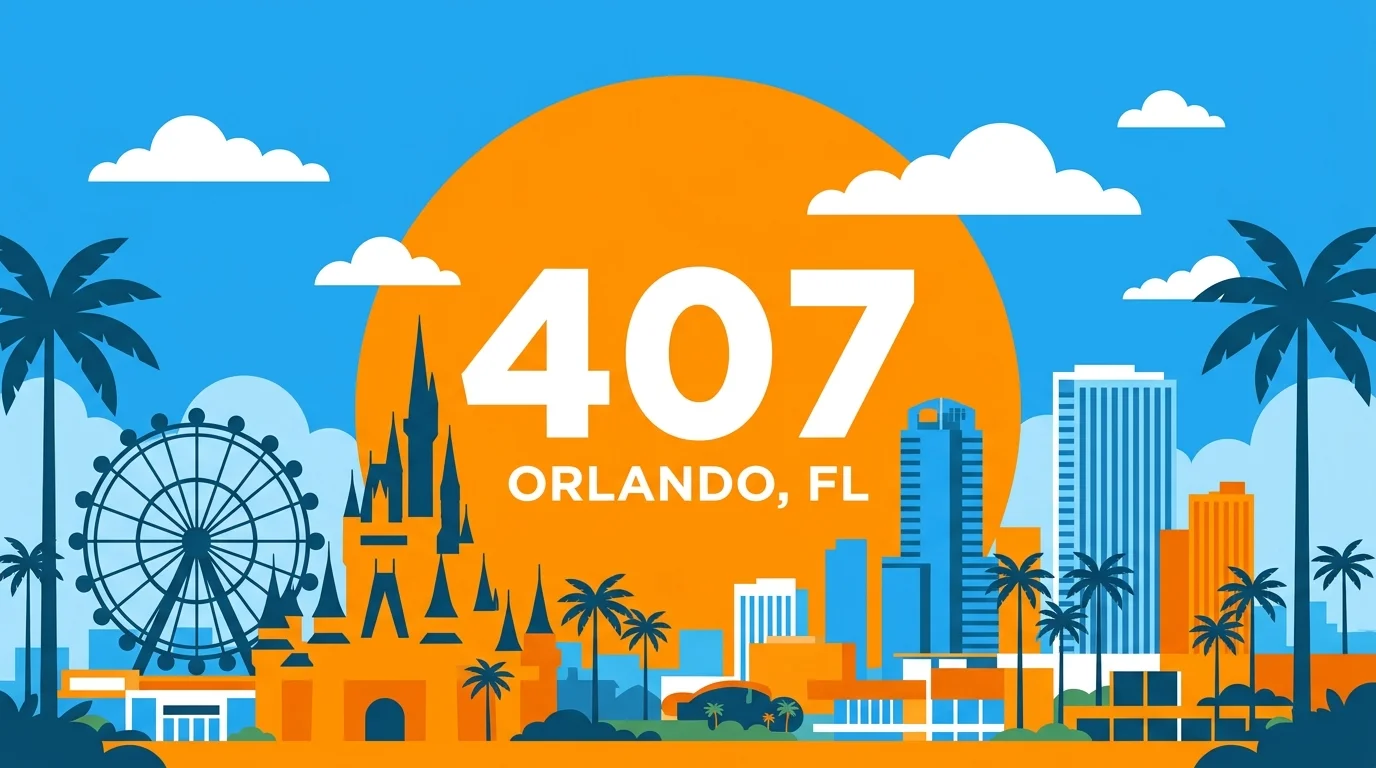 407 Area Code — Orlando, FL: Theme Parks, Cities, History & Scam Risk