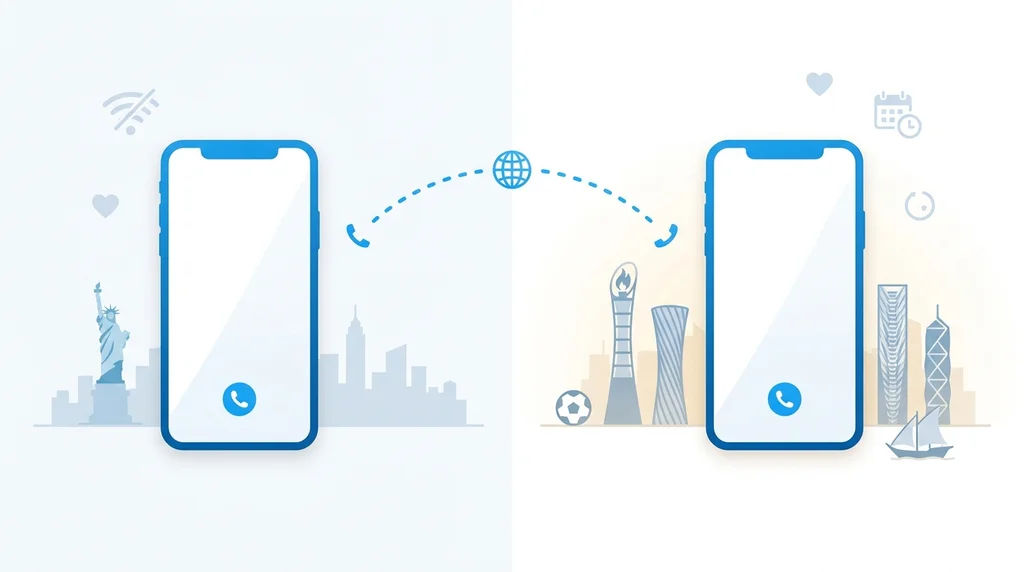 How to call Qatar from USA in 2026 — WhatsApp, FaceTime, Skype all blocked; here's what works for the world's #2 mobile-speed market