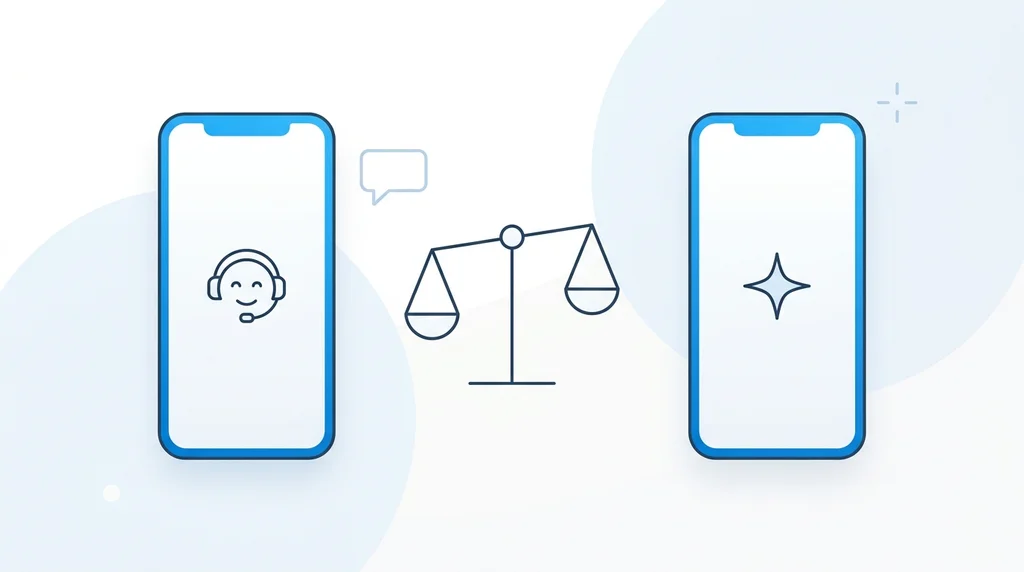 Dial Milo vs Smith.ai — pure-AI pay-per-use receptionist compared with a human-first answering service