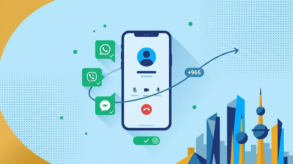 Free calls in Kuwait 2026 — WhatsApp works, Zain, Ooredoo, STC Kuwait carrier guide