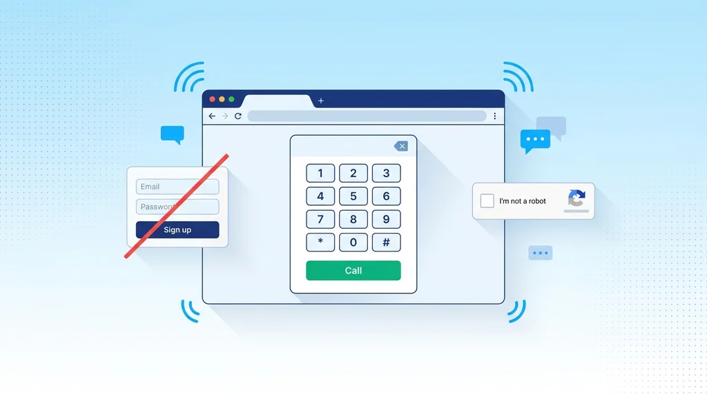 Free call online with no signup — which services actually deliver in 2026