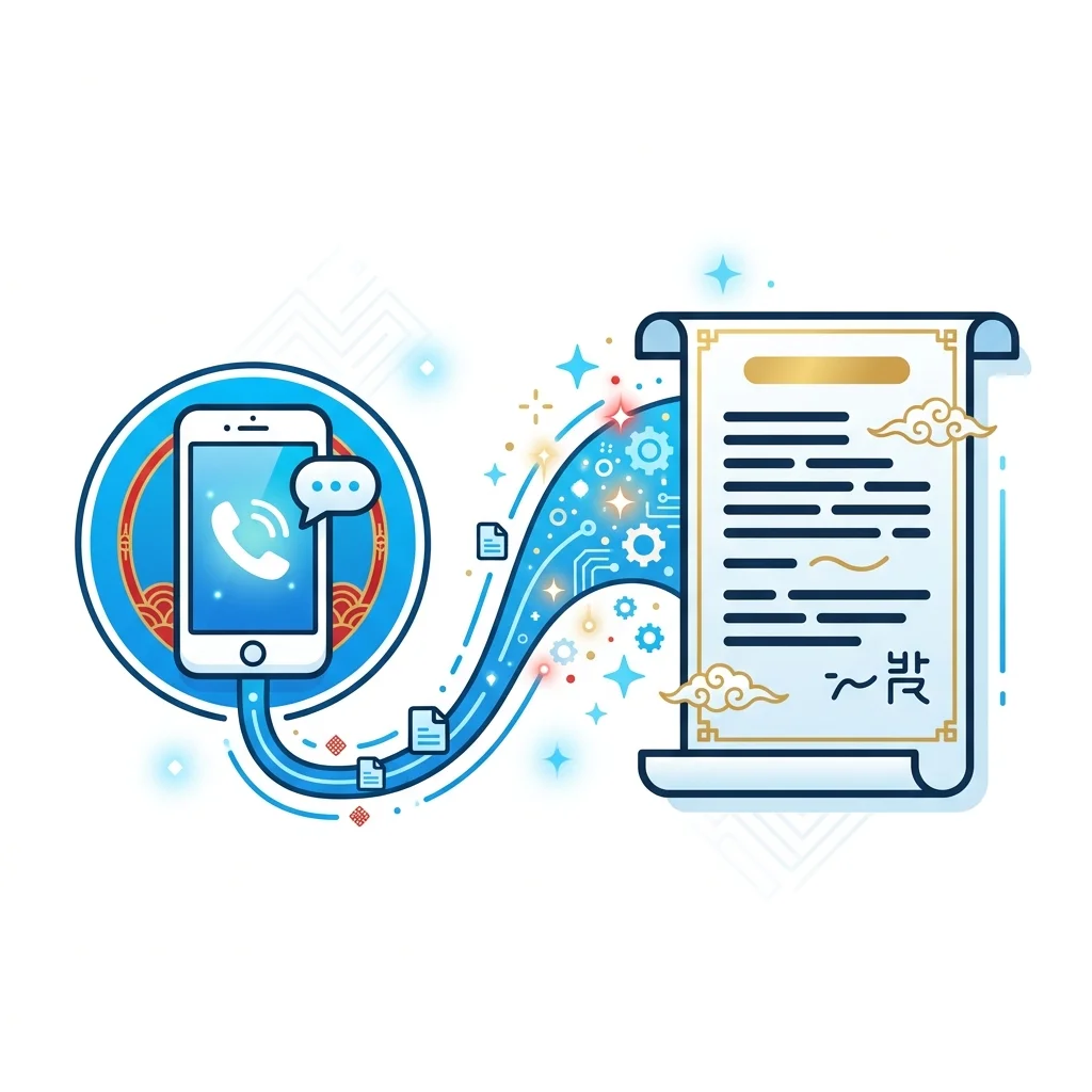 AI call transcription and summary feature