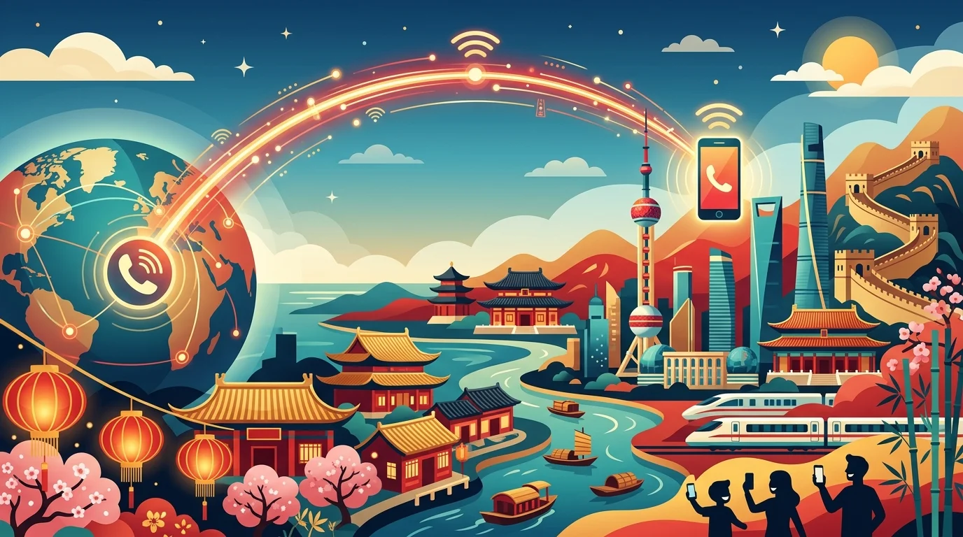 Calling China from the US with BubblyPhone