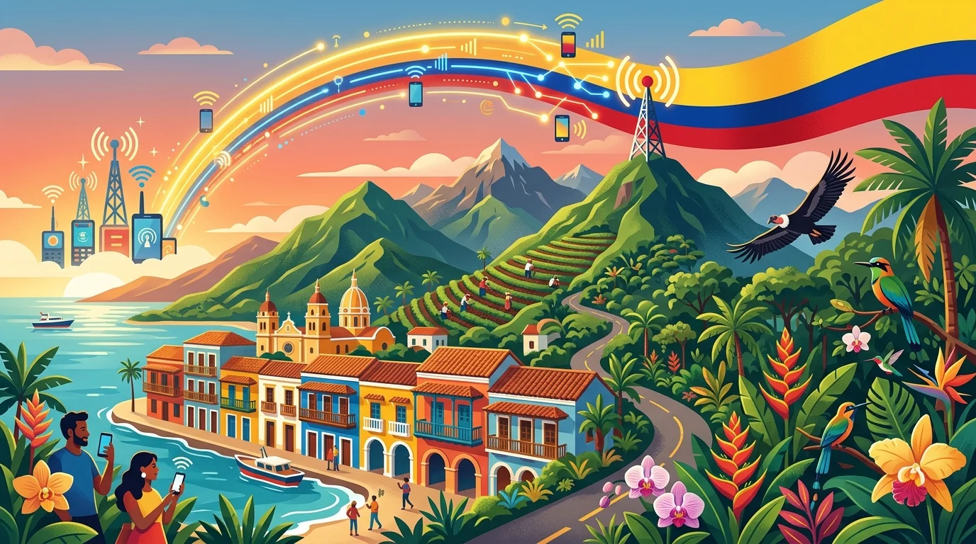 Calling Colombia from the US with BubblyPhone