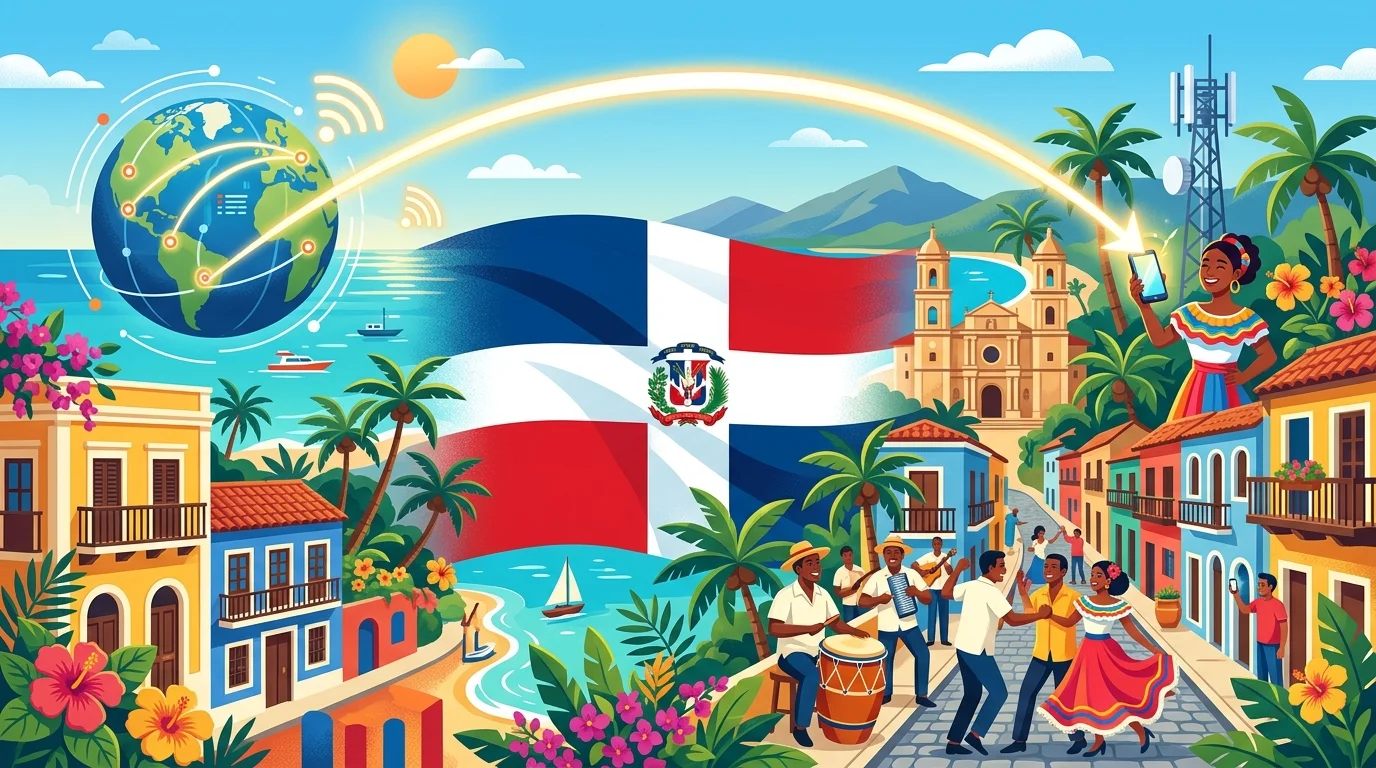 Calling Dominican Republic from the US with BubblyPhone