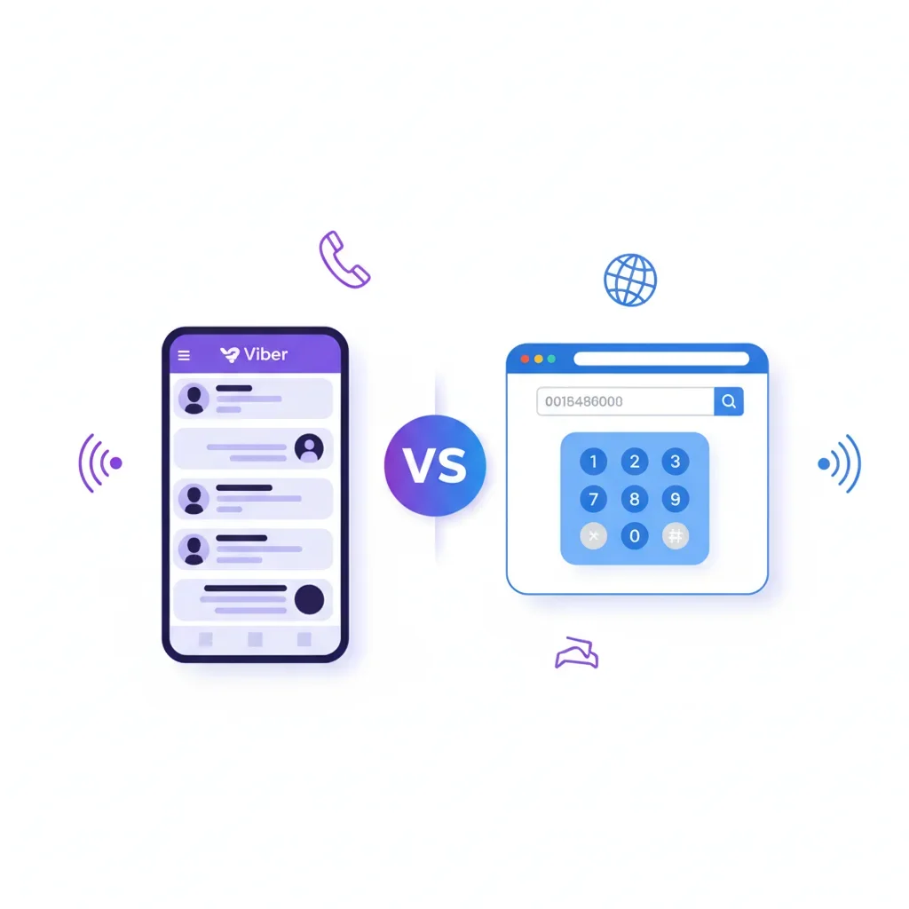 BubblyPhone vs Viber: International Calling Rates Compared (2026)