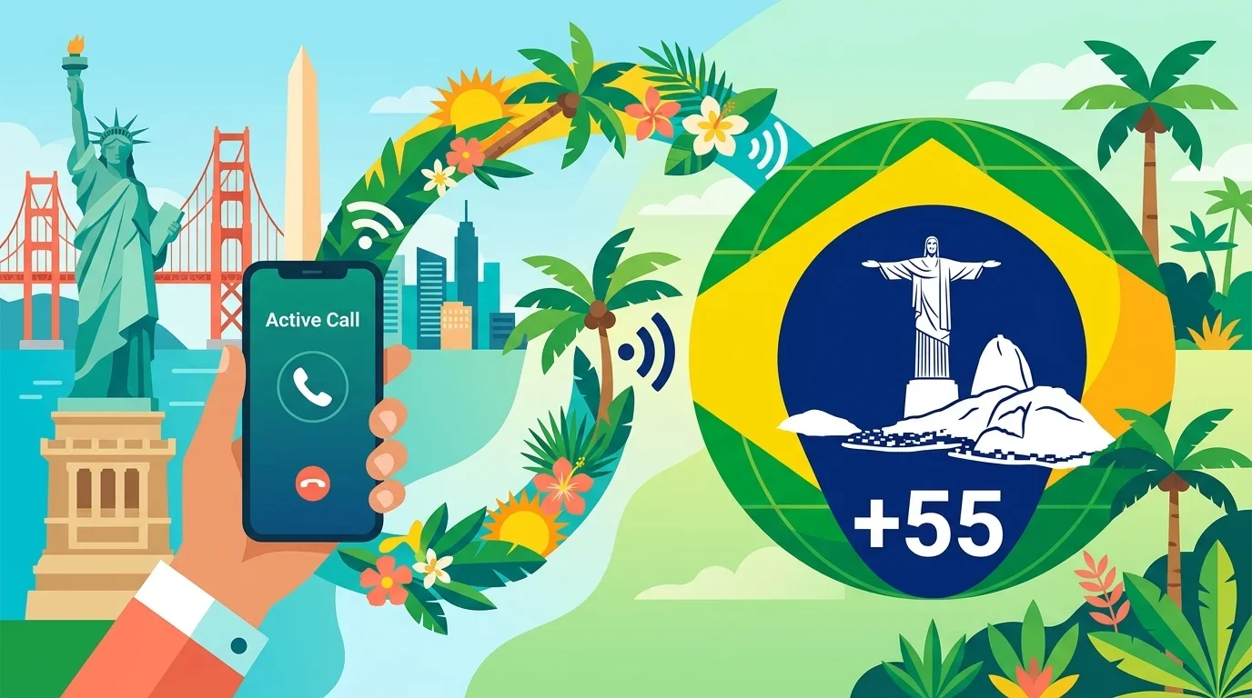 How to Call Brazil From the US: Complete Guide (+55)