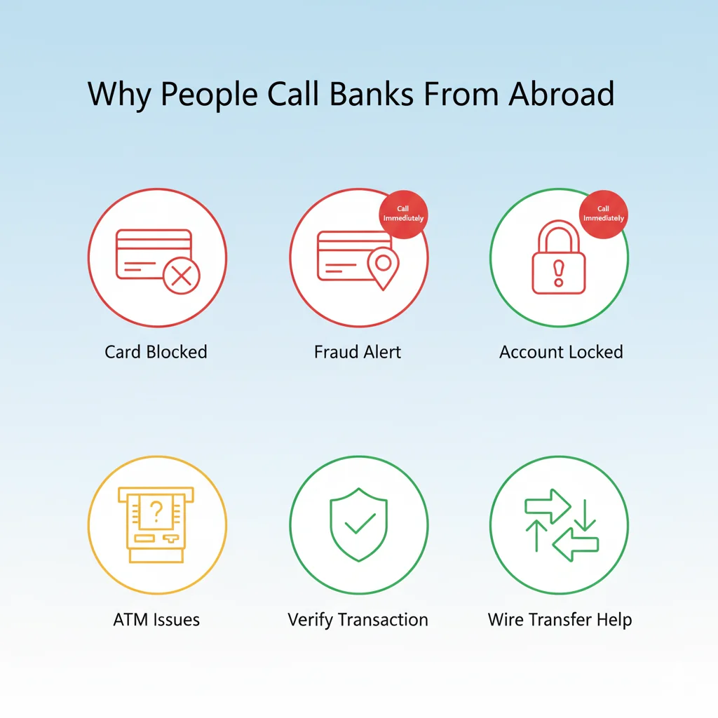 How to Call Your US Bank From Overseas: All Numbers & Costs