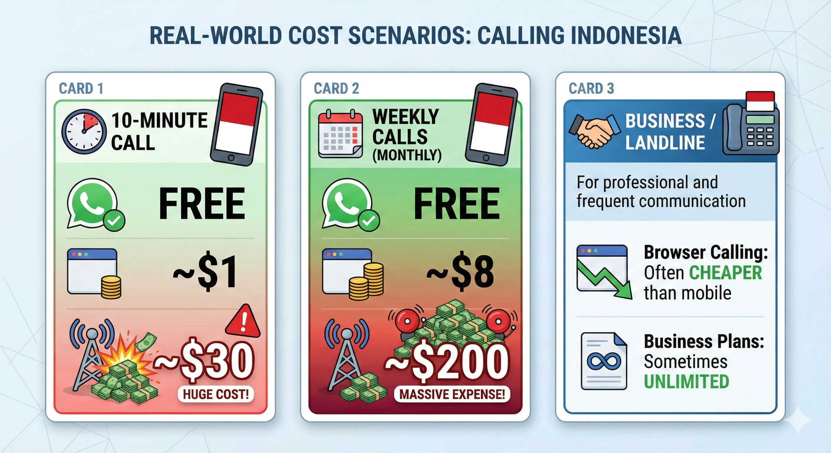 Cheapest Way to Call Indonesia: Cost Comparison Guide