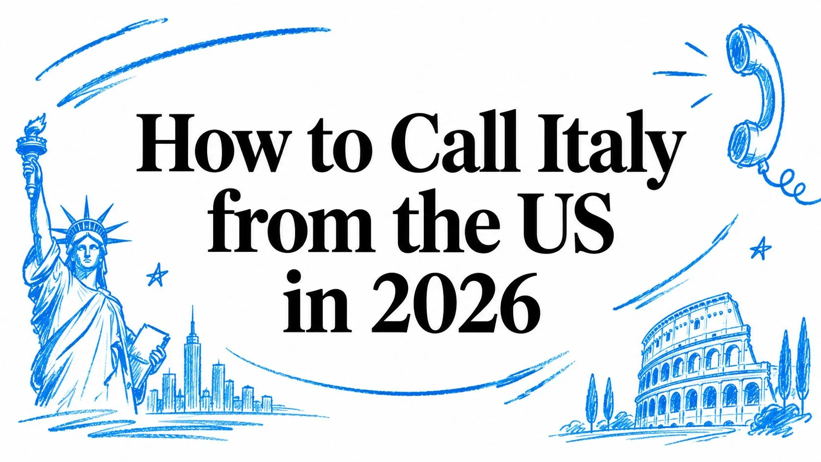 How to Call Italy from the US in 2026