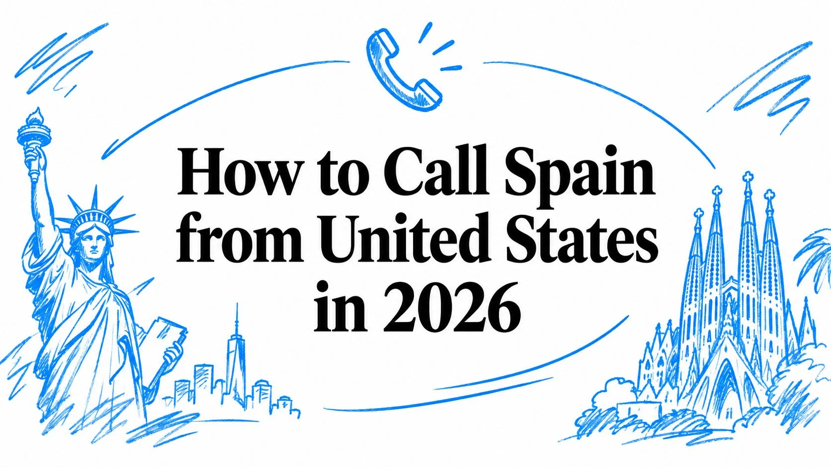 How to Call Spain from United States in 2026