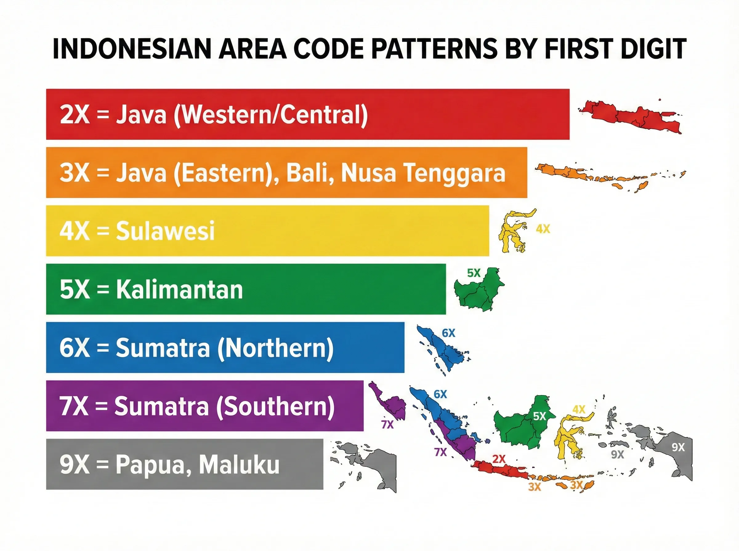 Indonesia Area Codes: Complete Guide to Indonesian Landline Numbers
