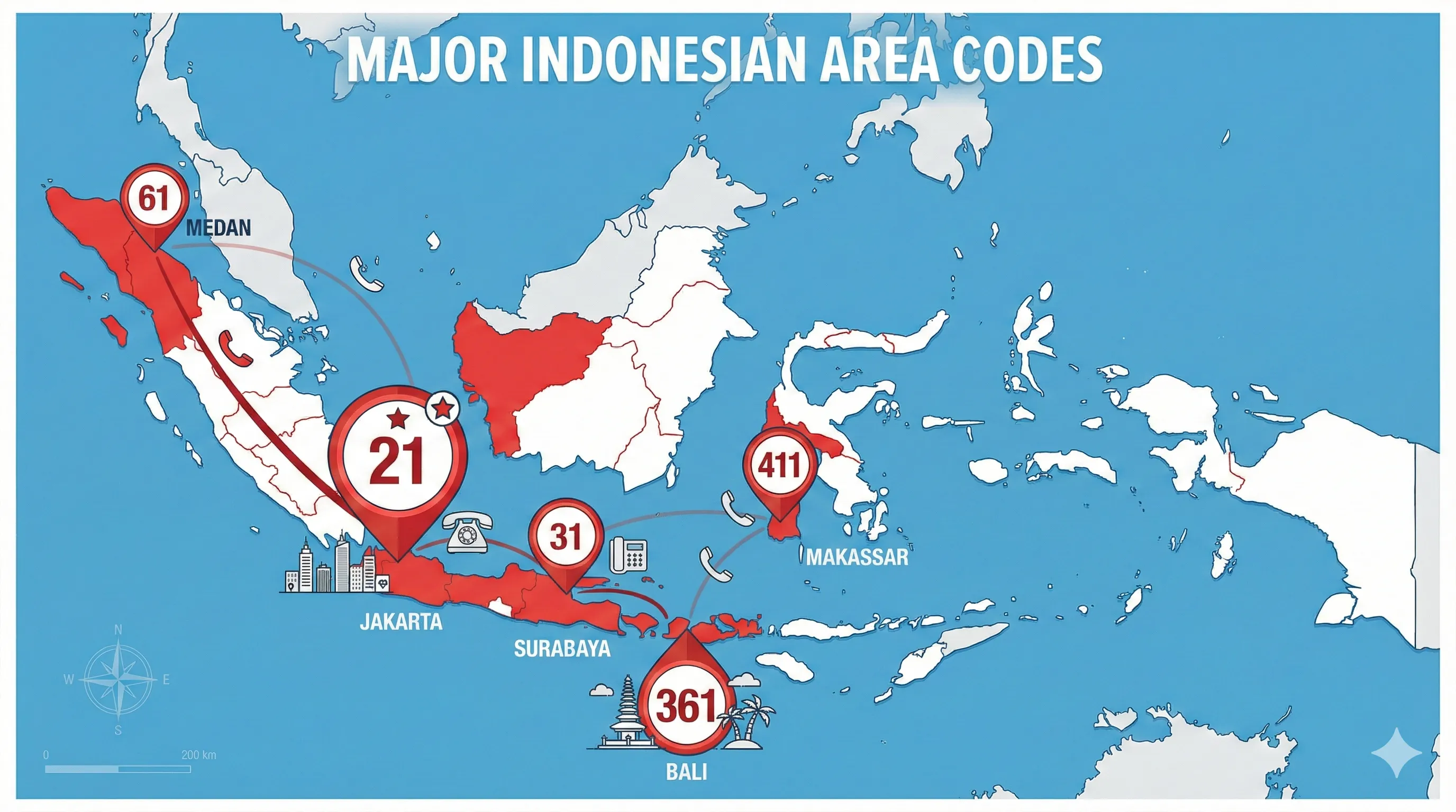 Indonesia Area Codes: Complete Guide to Indonesian Landline Numbers